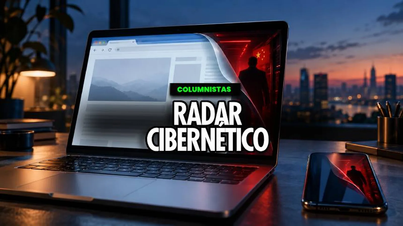 Ilustración original de «Actualízame si puedes: el presunto espía chino entró por el navegador» en Caraota Digital · Radar Cibernético